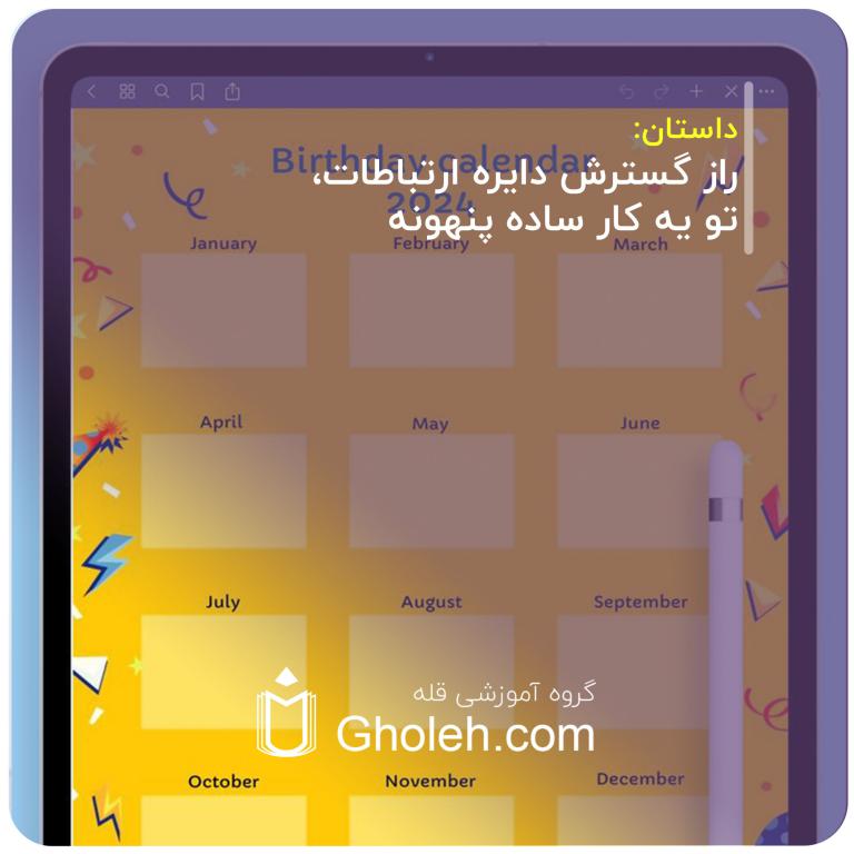 راز-گسترش-دایره-ارتباطات،-تو-یه-کار-ساده-پنهونه